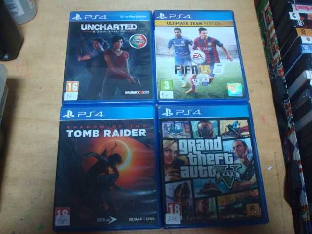 7 jogos originais  ps4 playstation 4 GTA 5 ETC