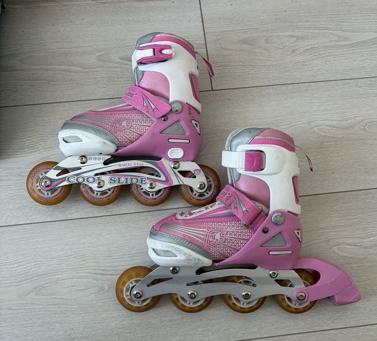 Роликові ковзани Cool Slide  рожеві 31-34 р