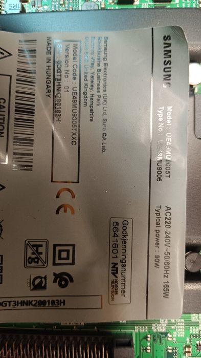 Placas Samsung Curve UE49MU9005T