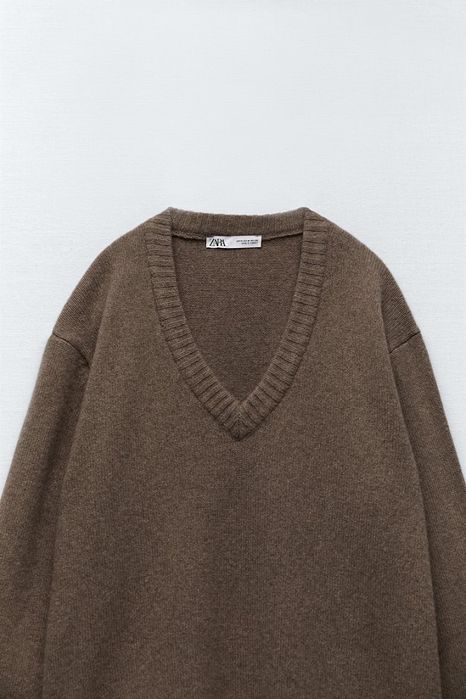 Sweter kaszmir oversize Zara