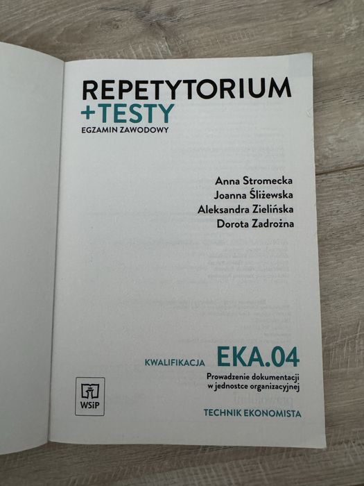 Repetytorium + testy EKA.04