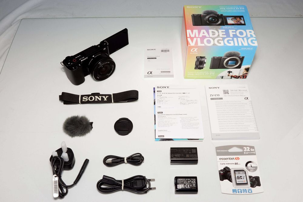 Aparat SONY ZV-E10 24.2Mpx + E 16-50mm PZ OSS 1.898 zdjęć 4K BOX + 32GB # Gwarancja FV