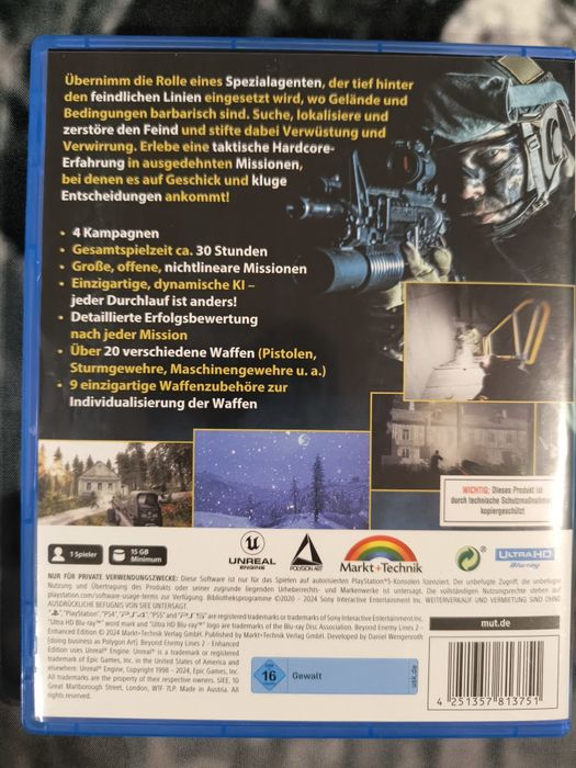 Ps5 Beyond Enemy Lines 2 Enhanced edition możliwa zamiana