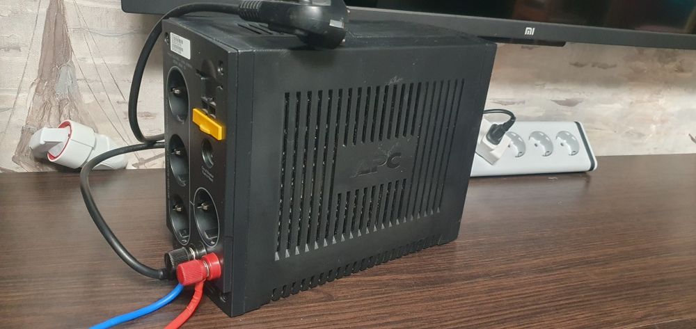Модифікований ДБЖ (UPS) APC 650 під зовнішній акумулятор + Силові проводи 4 мм² у ПОДАРУНОК!