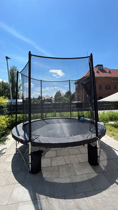 Trampolina okrągła Domyos 300 z siatką ochronną
