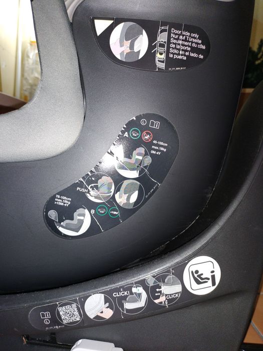 Cadeira Auto Cybex giratória, 0-4 anos