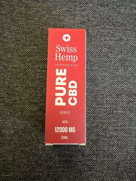 CBD олія Олія КБД 40% Swiss Hemp 12000mg масло біодобавка
