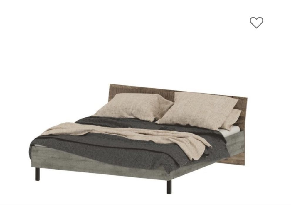 Ліжко Барі 1,60х2,00 ламелі, матрац