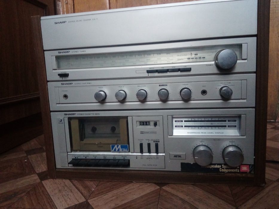 Музыкальный центр sharp sg-1hx винтаж раритет 1980 год