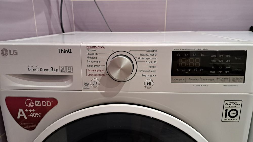 Pralka LG F4WT408AIDD 8 kg