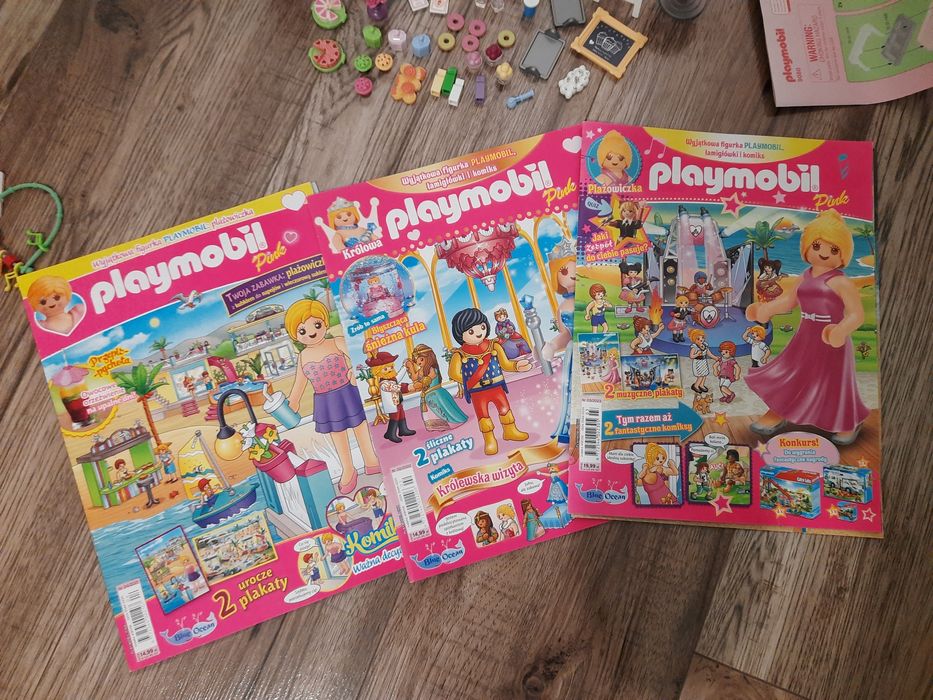 Playmobil kawiarnia + gazetki