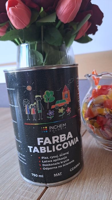 Farba tablicowa czarna INCHEM POLONIA 750 ml – nowa