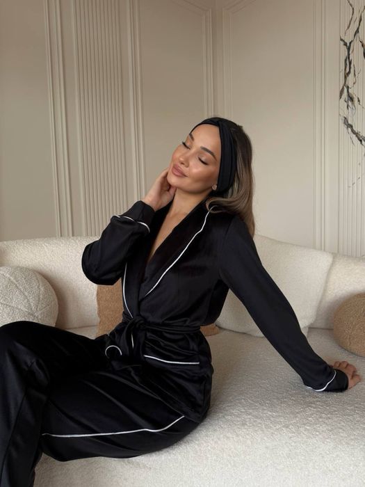 Піжама двійка жіноча. Велюрова піжама на подарунок. Домашній костюм