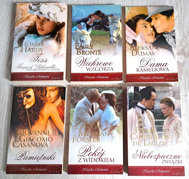 Hardy Tessa d'Urberville Bronte Wichrowe wzgórza Dumas Dama Kameliowa