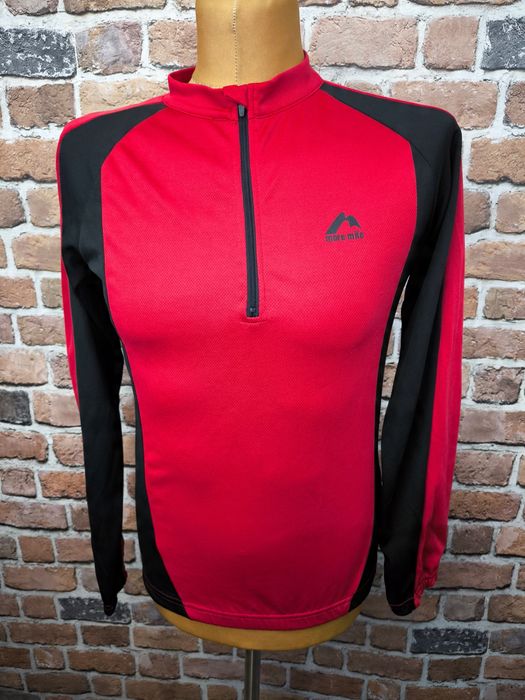 More mile rowerowa bluza longsleeve ze stójką z dłuższym tyłem s