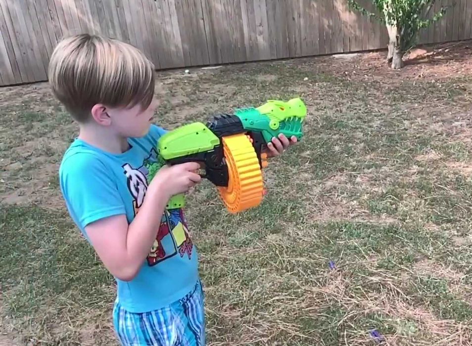 Іграшковий кулемет дитячий бластер з м'якими кулями