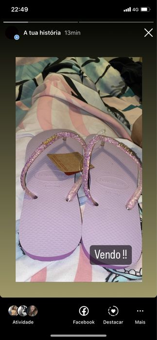 Havaianas novas com etiqueta