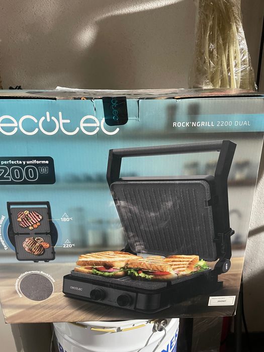 Grelhador cecotec grill 2200w