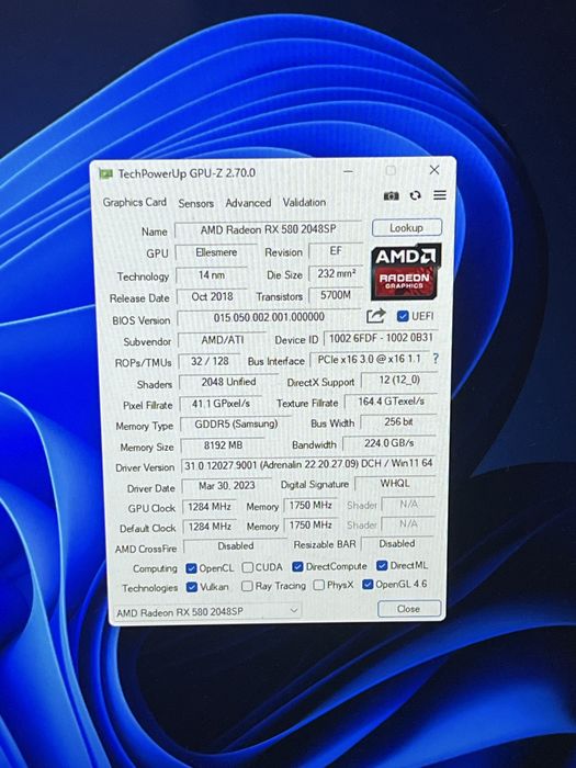 RX 580 8gb  з коробкою