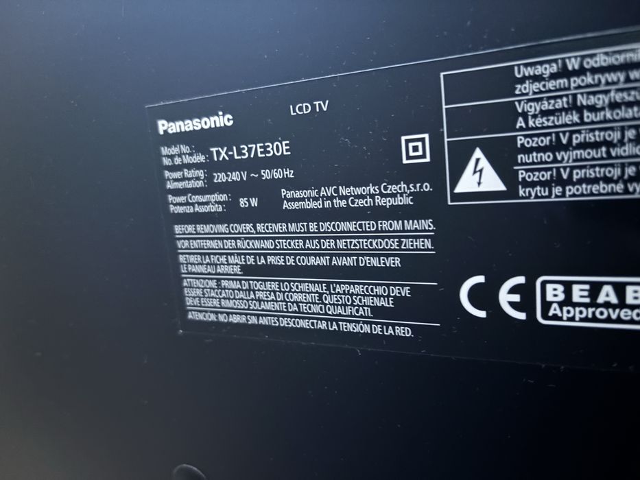 TV Panasonic TX-L37E30E