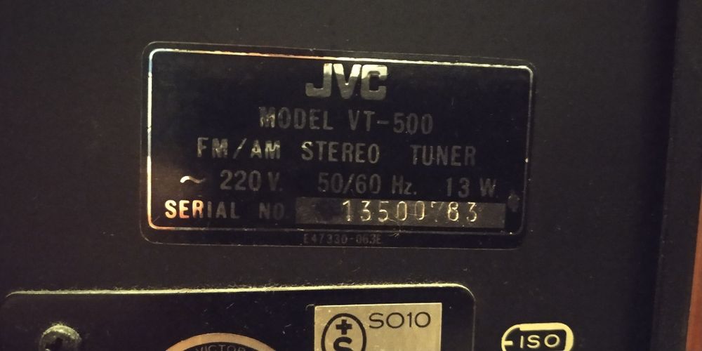 Radio JVC VT-500