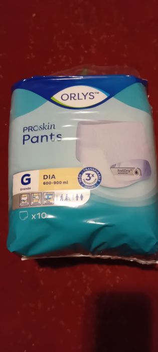 Embalagens Cueca fralda Orlys