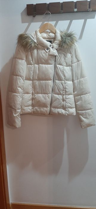 Casaco beje tamanho M