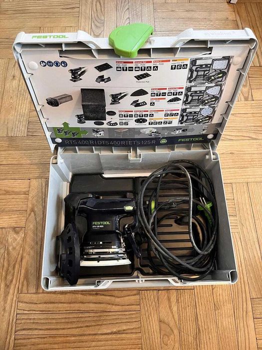 Festool Szlifierka mimośrodowa ETS 125 REQ-Plus + Półmaska 3M 6200