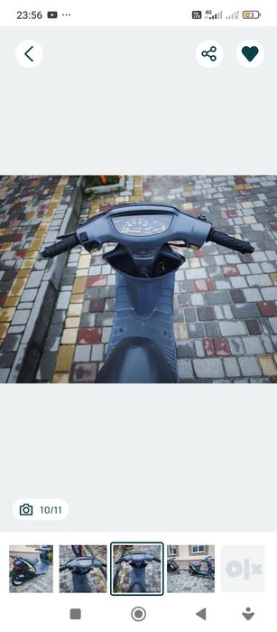 На ходу honda dio 27