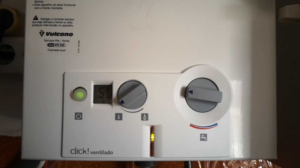 Esquentador Vulcano Click! Ventilado 11L Butano/Propano