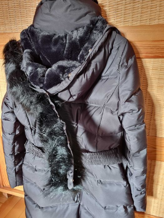 NOWA Kurtka zimowa ZARA M 38 puchowa czarna
