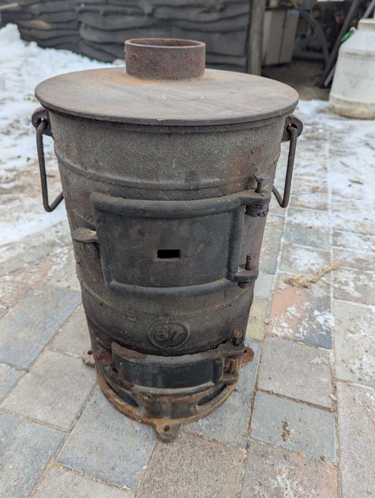 Твердопаливний котел, Буржуйка чавунна