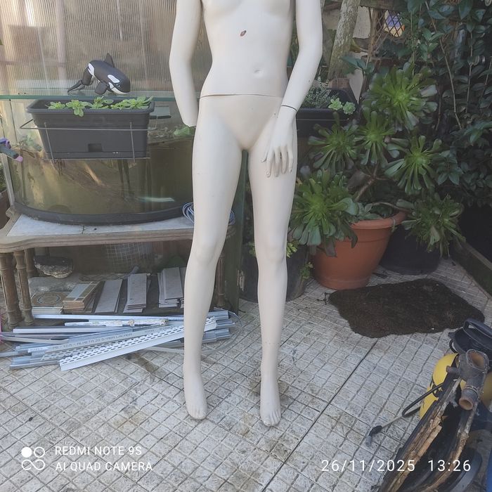 Manequim fibra  plástico