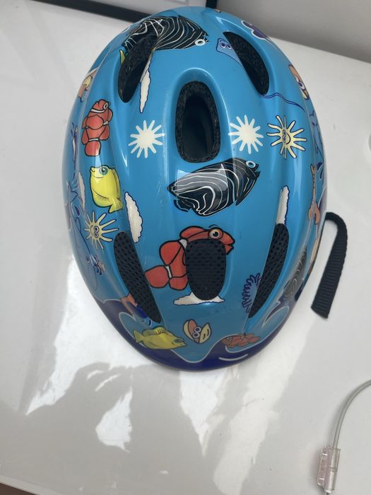 Kask rowerowy dla dziecka z motywem morza
