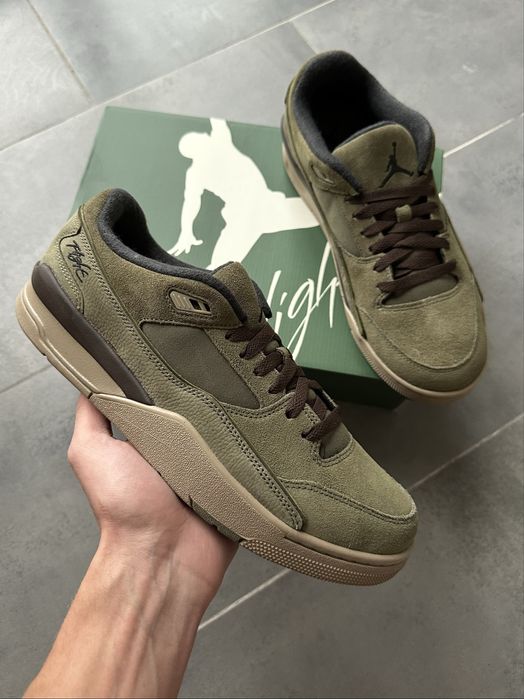 Оригінальні чоловічі кросівки Nike Air Jordan Flight Court Olive Khaki