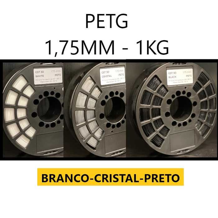 Filamento PETG para impressora 3D - 1.75mm - 1 Kg