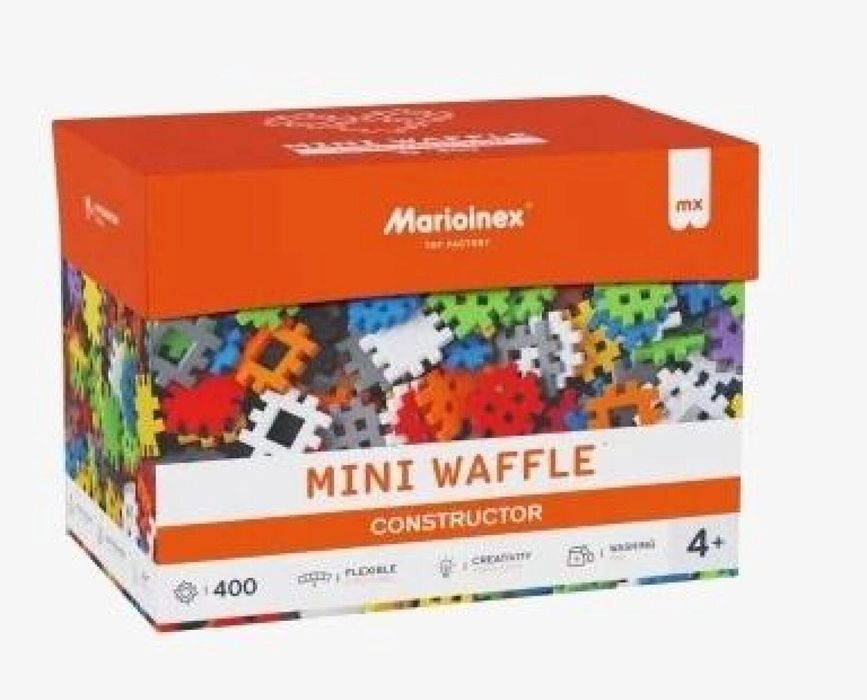 Mini Waffle klocki konstruktor 400el pudełko,