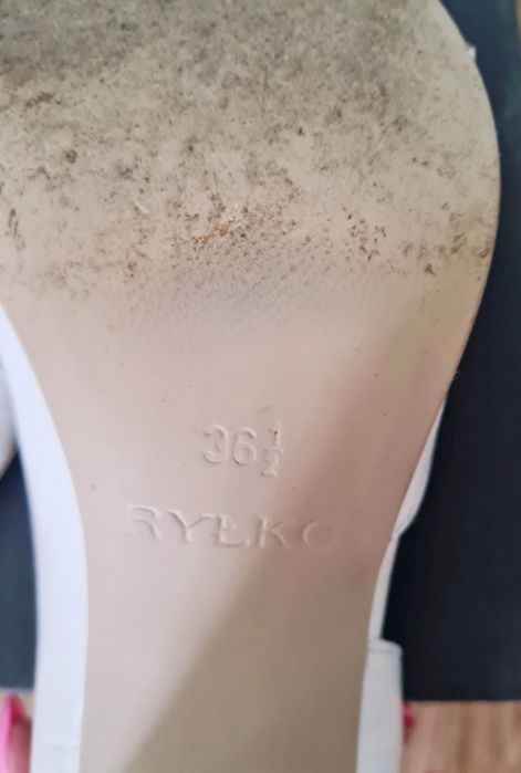 Buty ślubne Ryłko, ozdoba, skóra