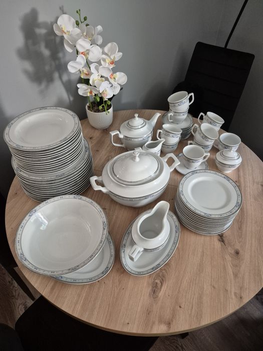 Zestaw obiadowy fabryka porcelany Książ