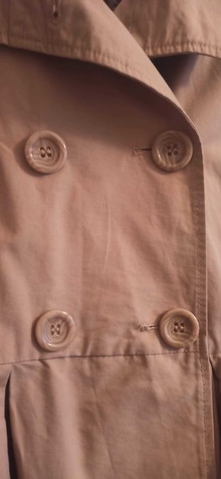 Wiosenny/ jesienny rozkloszowany płaszcz L