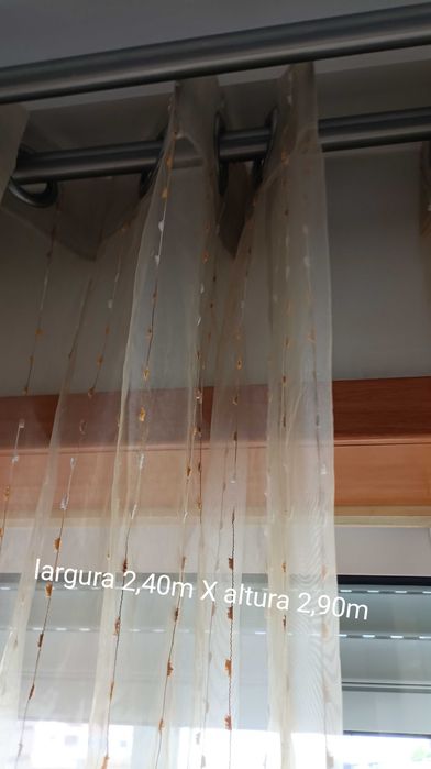Cortinas em Organza