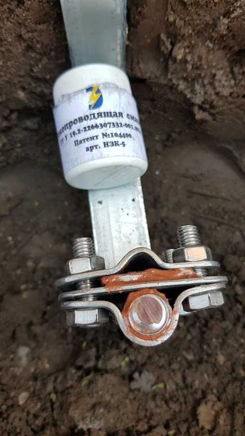 Комплект заземления из нержавеющей стали 6 метров: 5 200 грн ...