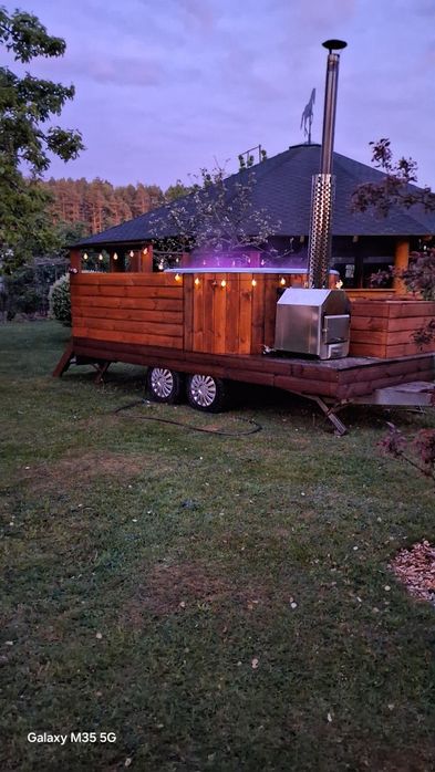 Domek PIRAMIDA  Kaszubach nad jeziorem Kruszynskim + balia jakuzzi