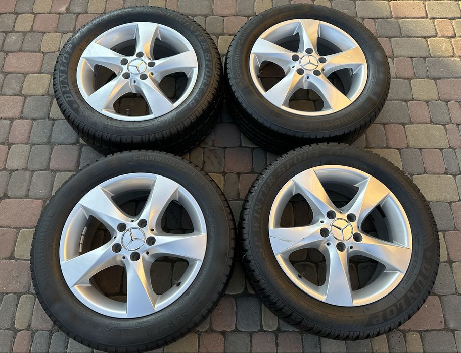 Диски R17 5 112 Mersedes Original з гумою 225/55/17