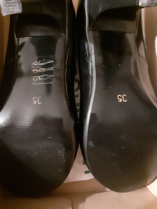 Buty czółenka czarne r 35
