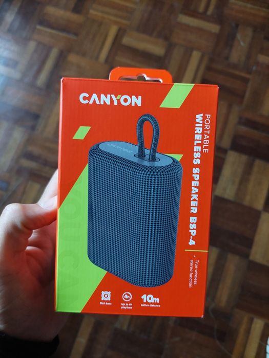 Coluna Portátil Estéreo Canyon BSP-4 | azul