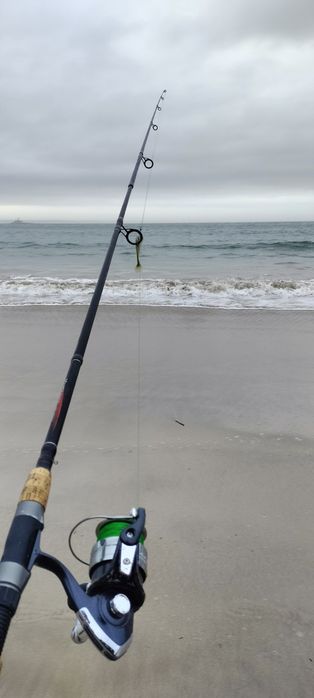 Cana spinning Shimano com carreto