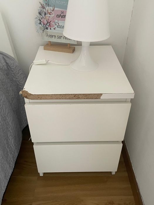 Mobília de quarto completa branca