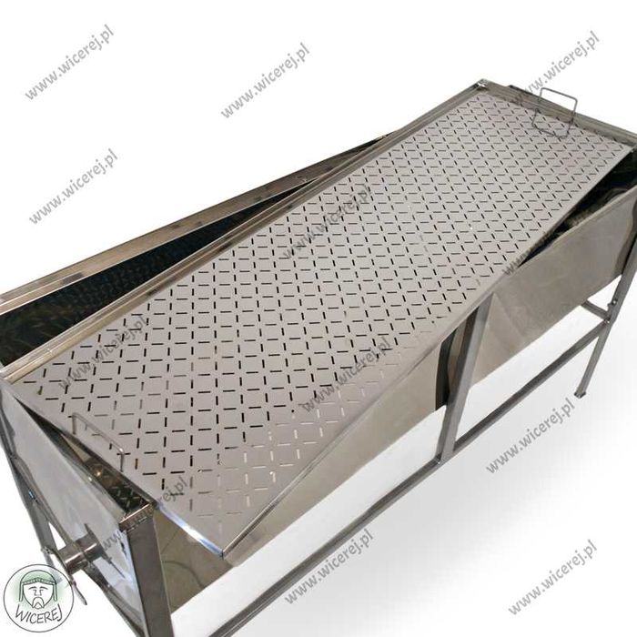 Stół do odsklepiania ramek z sitem 1,5m  Nierdzewny Dadant Atest PZH
