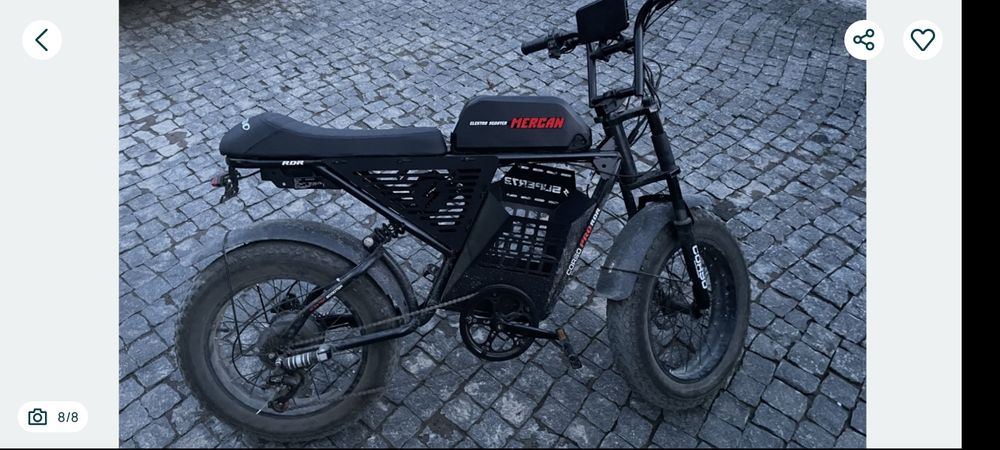 Електровелосипед. Електрофетбайк.